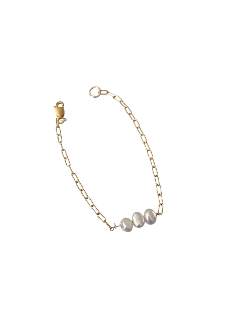 Triple Pearl Bracelet