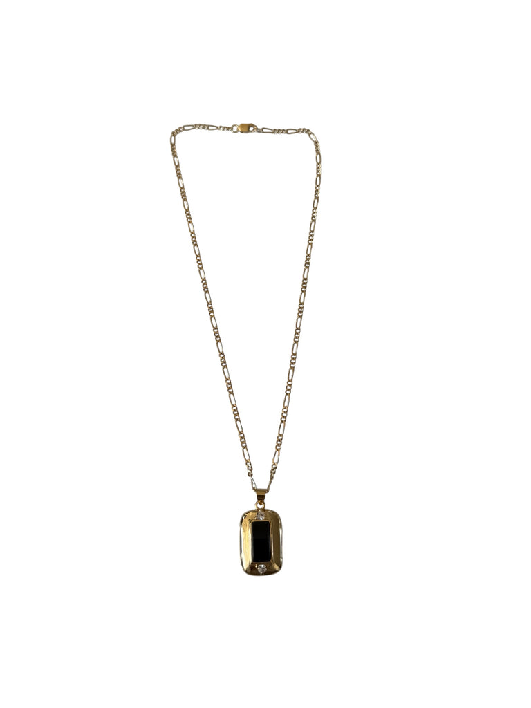 Black Onyx Pendant Necklace