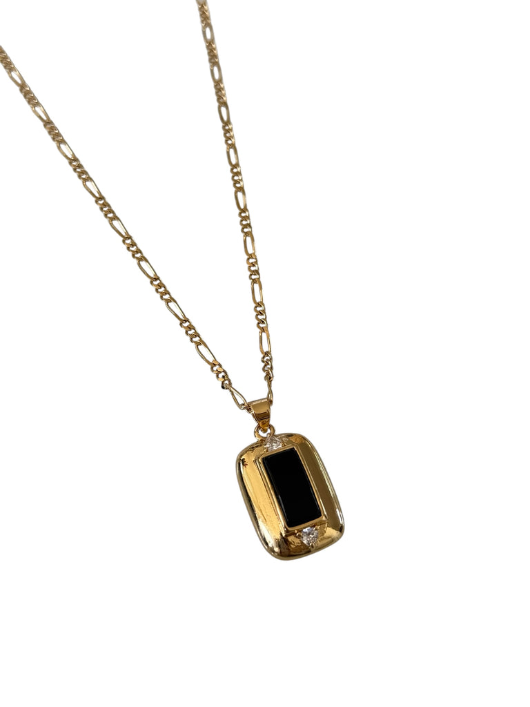 Black Onyx Pendant Necklace