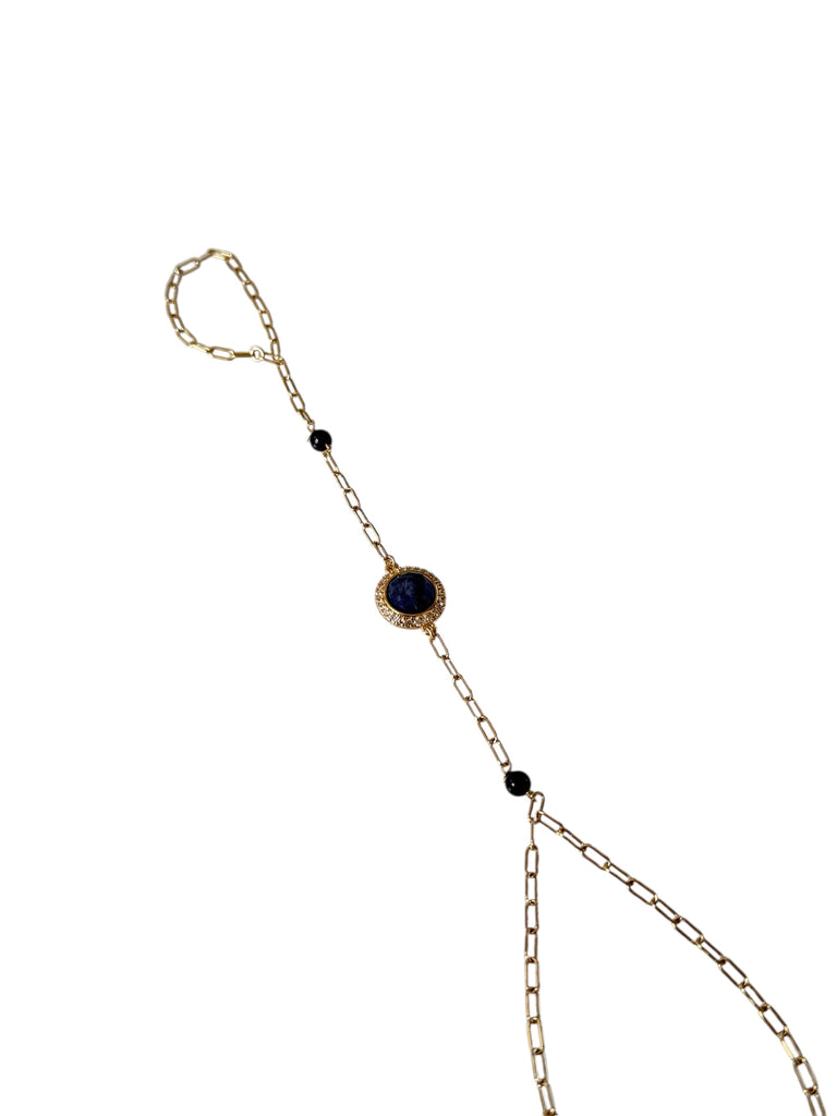 Lapis Hand Chain