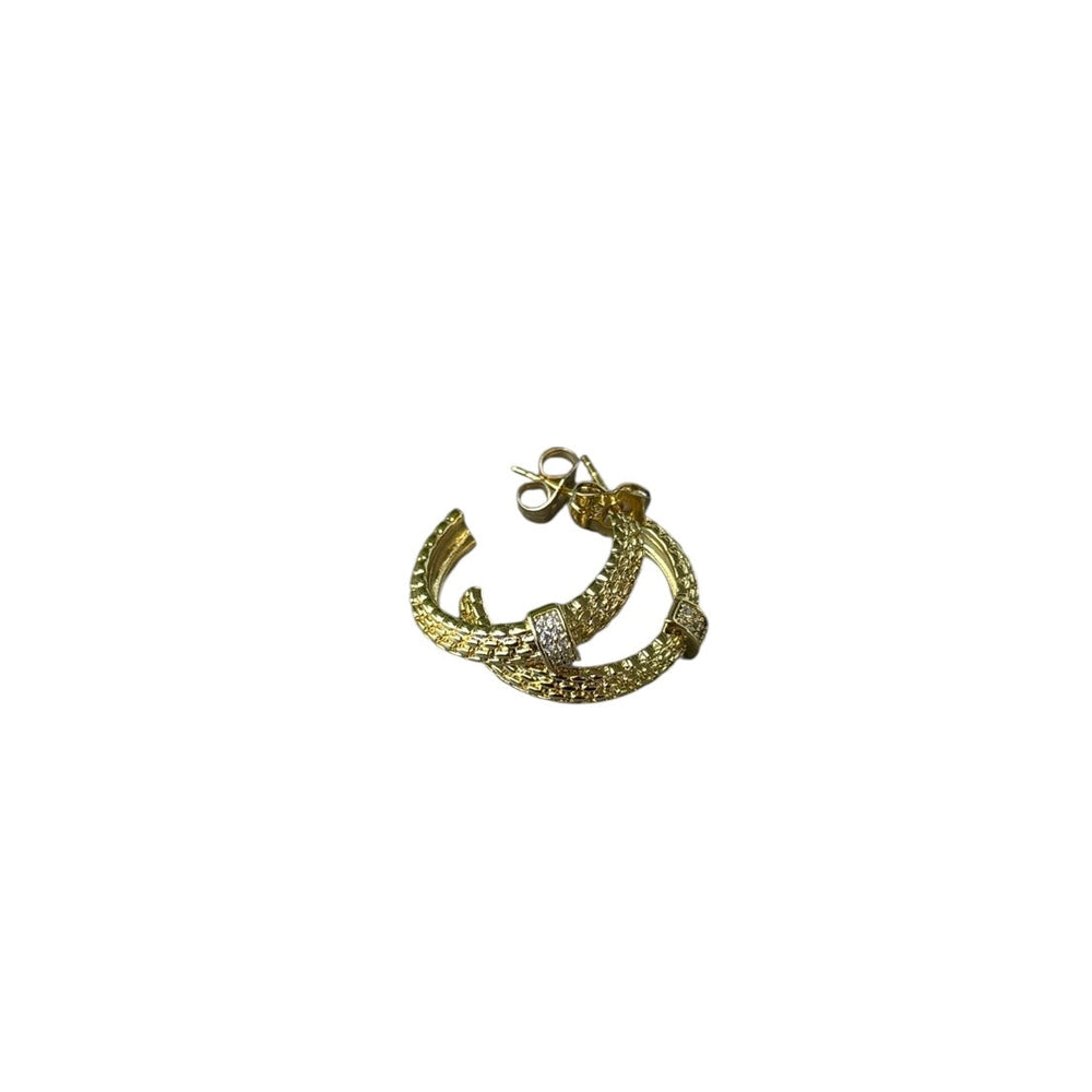 Pendientes Helena CZ de oro