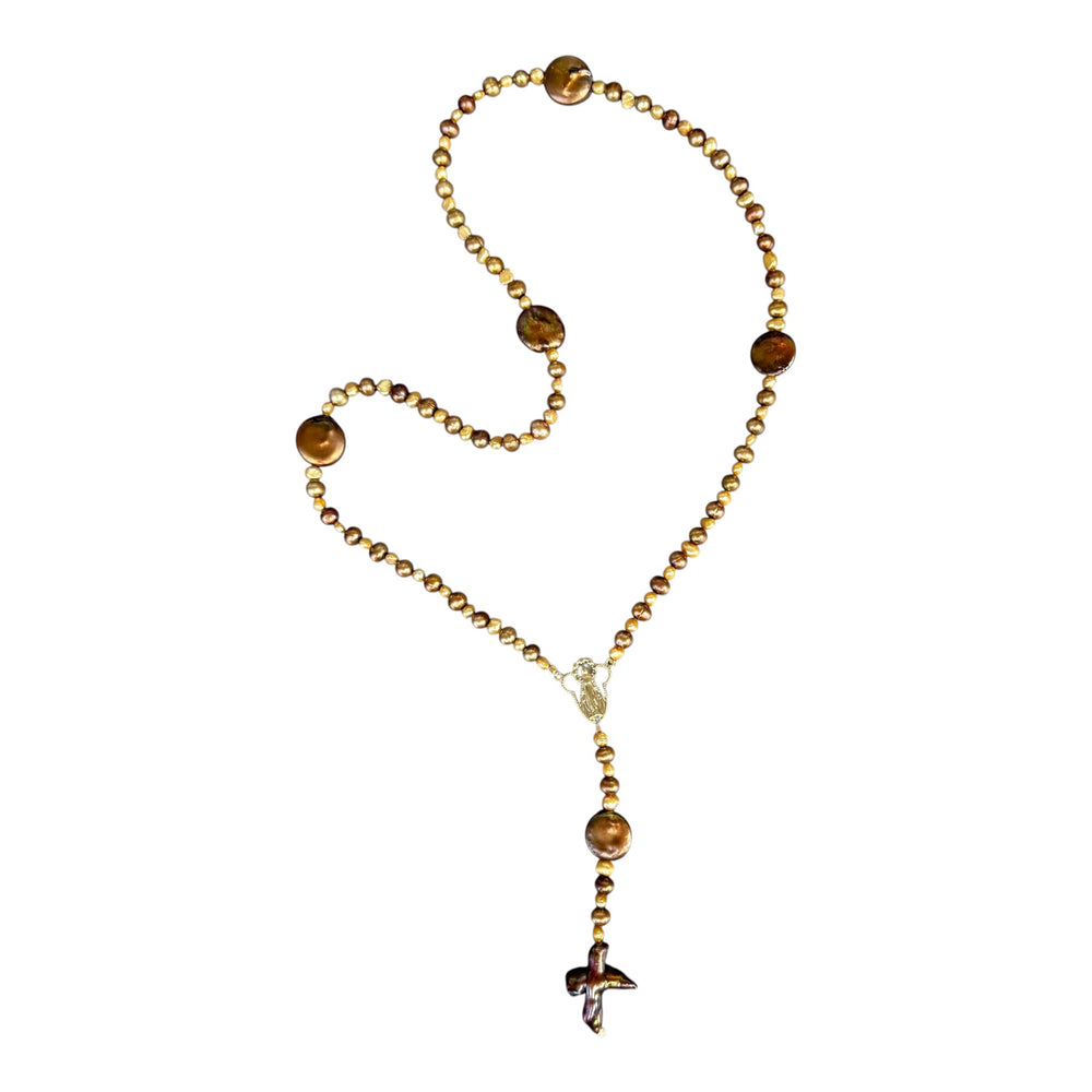 Seville Golden Pearl Rosary