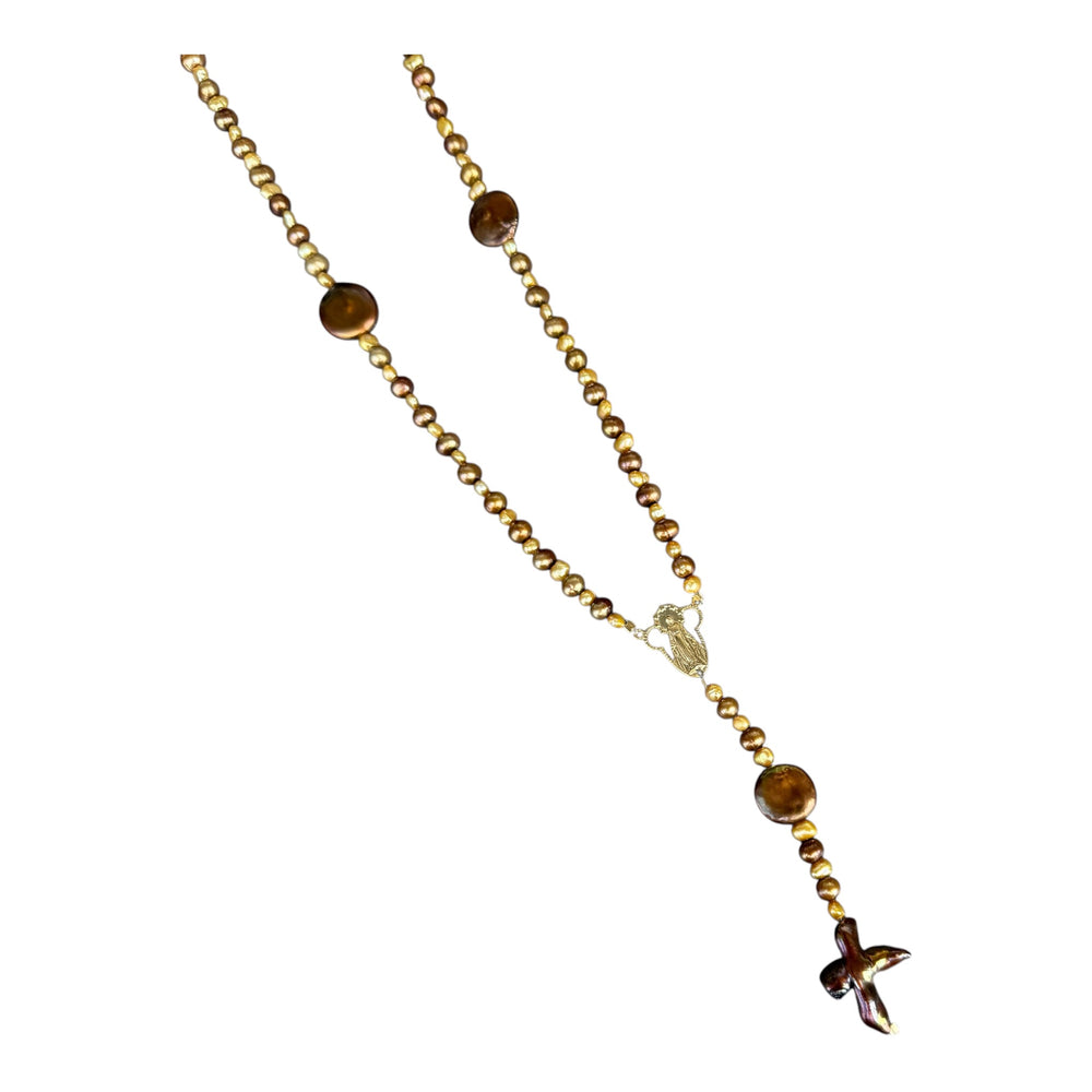 Seville Golden Pearl Rosary