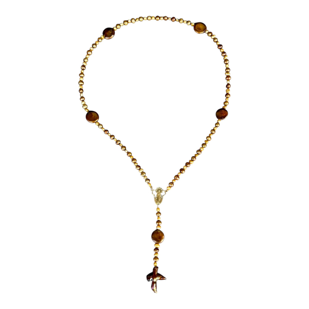 Seville Golden Pearl Rosary
