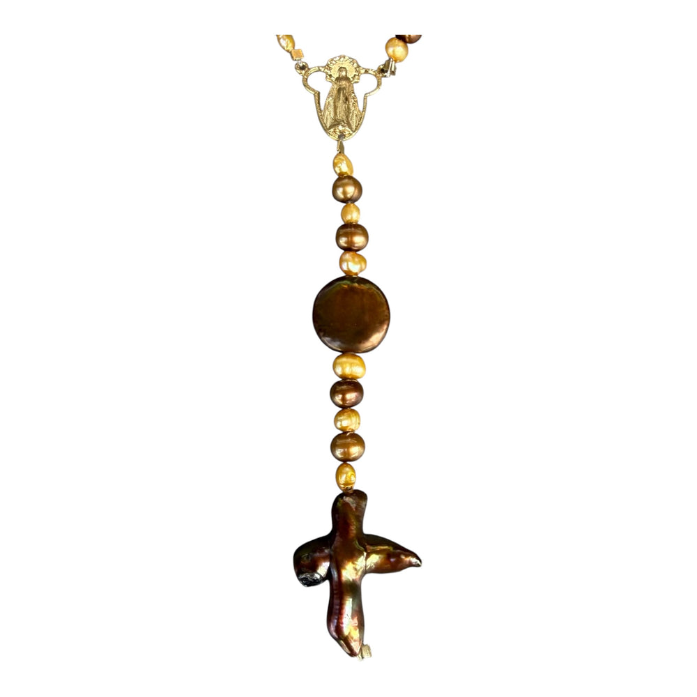 Seville Golden Pearl Rosary