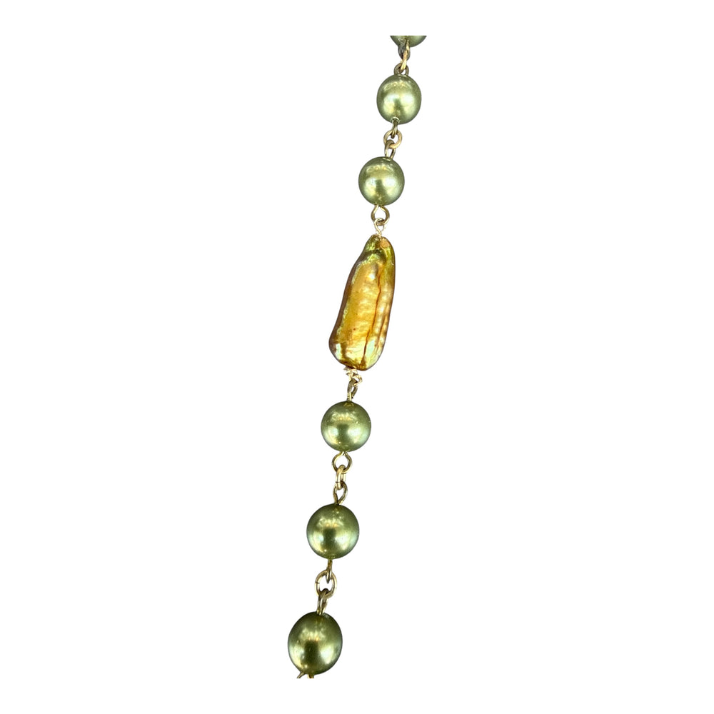 Siena Olive Pearl Rosary