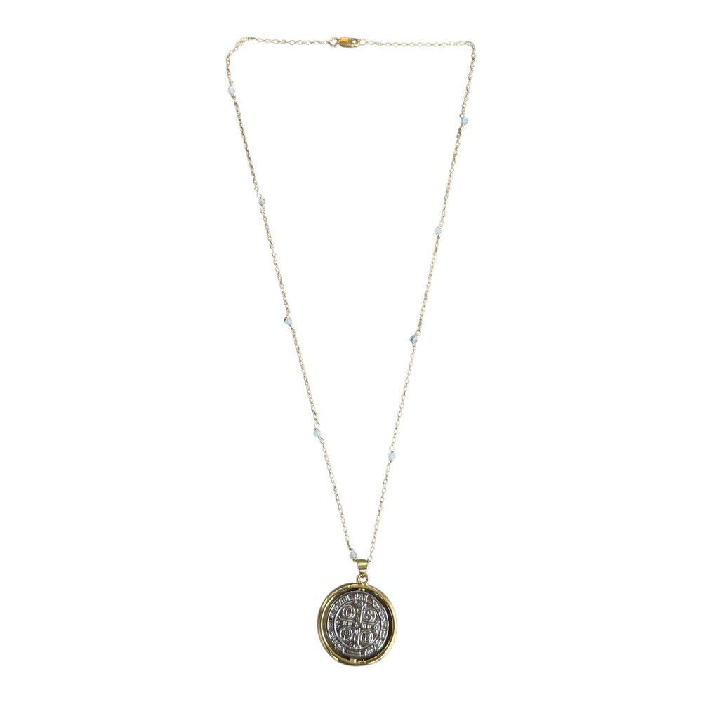 St. Benedict Revolving Medallion Necklace III