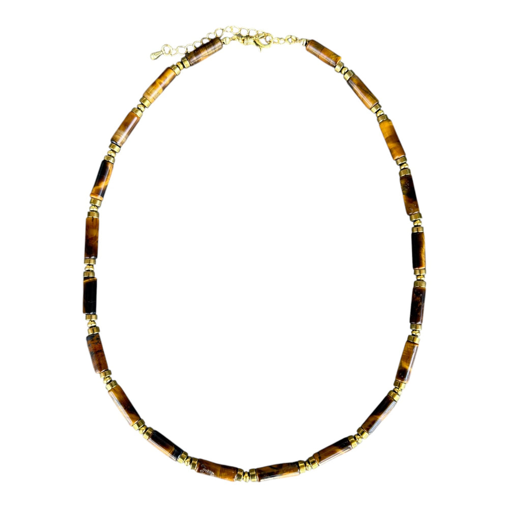 St. Joan Tiger Eye Necklace