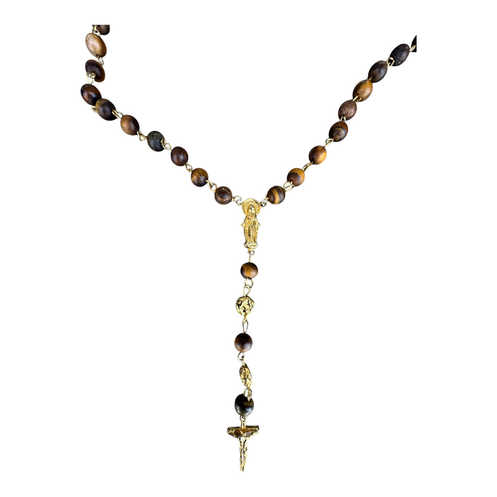 St. Mark's Basilica Tiger Eye Rosary