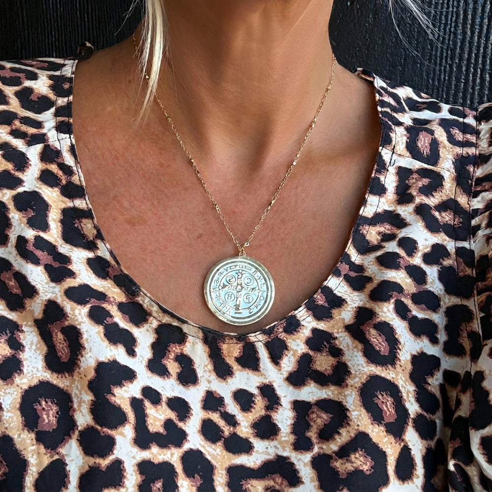 St. Benedict Medallion Necklace I
