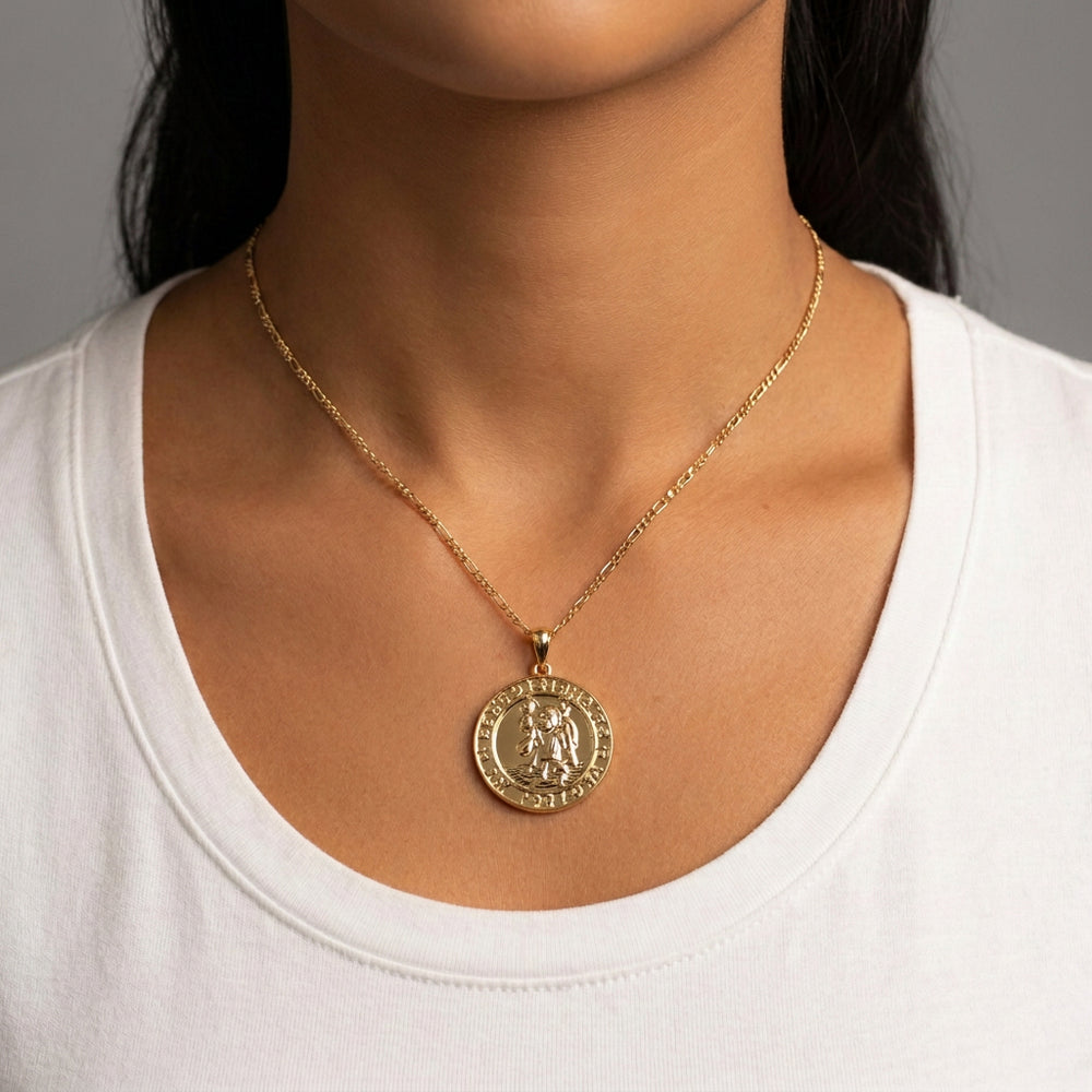 St. Christopher Medallion Necklace I