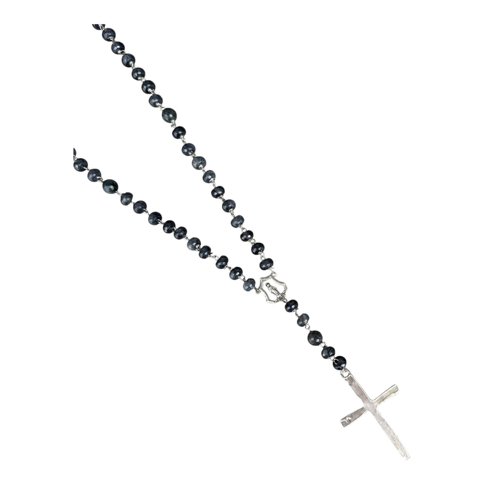 Winchester Smoky Gray Quartz Rosary