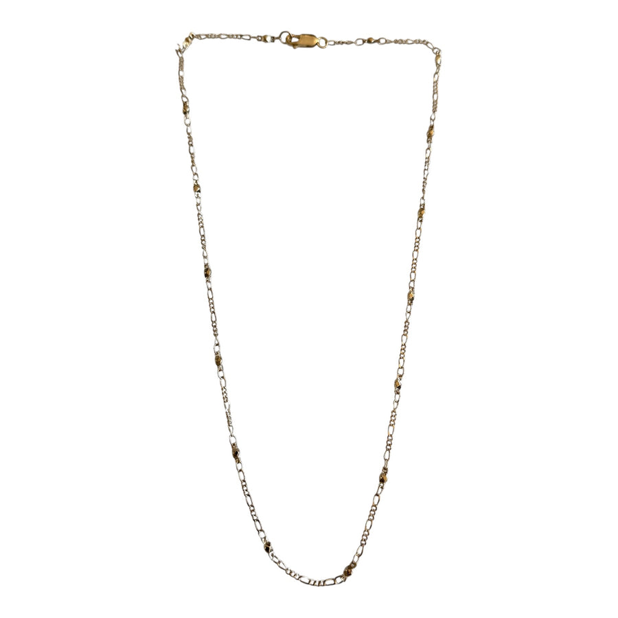 Cadena Zita Figaro con cuentas de corte de diamante