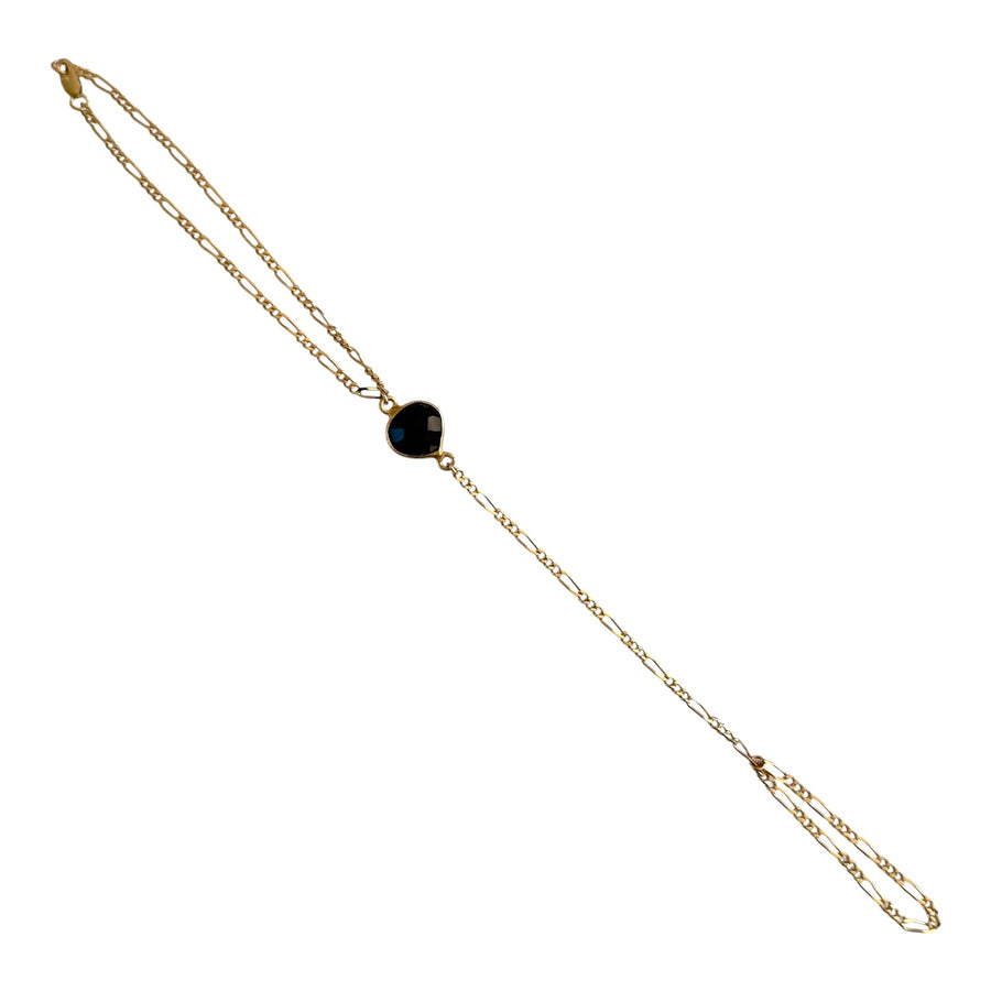 Alexander Black Onyx Hand Chain