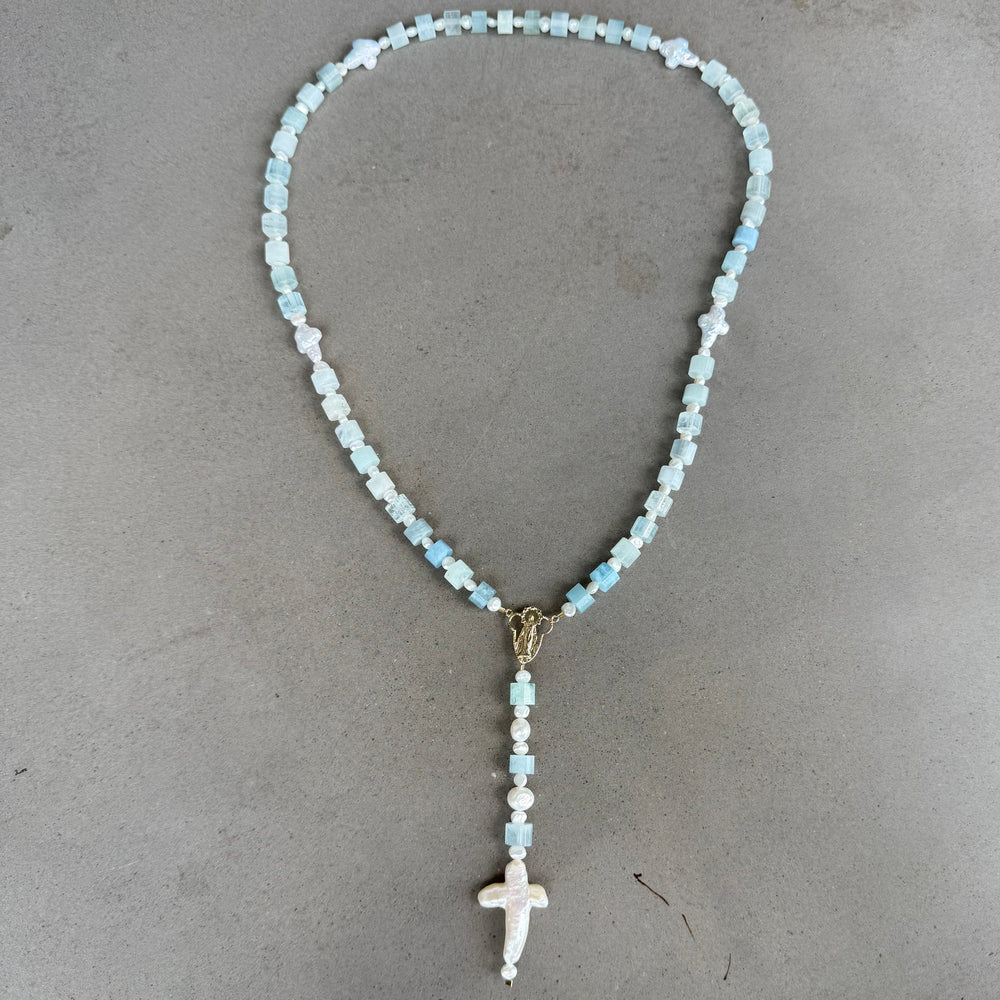 Bride of Grace Aquamarine Rosary