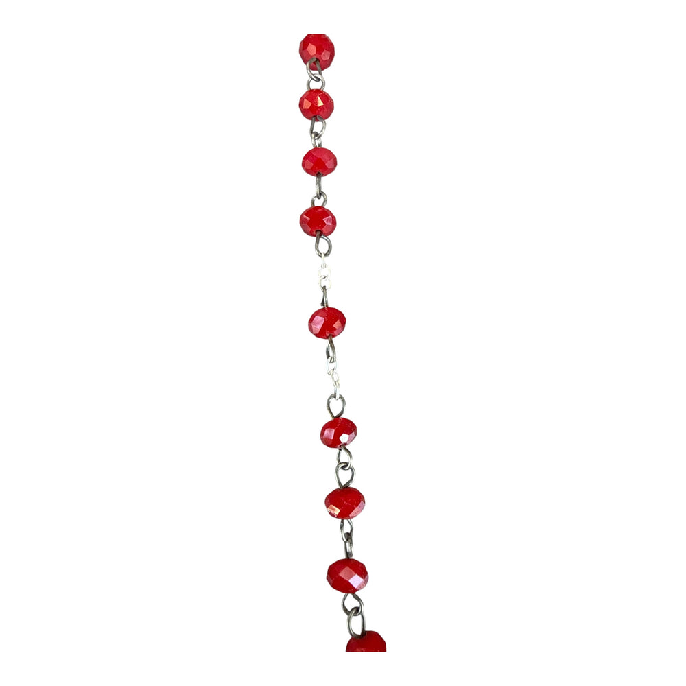 Colonge Ruby Crystal Rosary