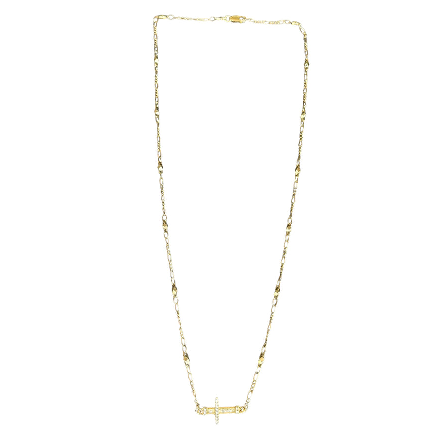 Erika Cross Chain Necklace