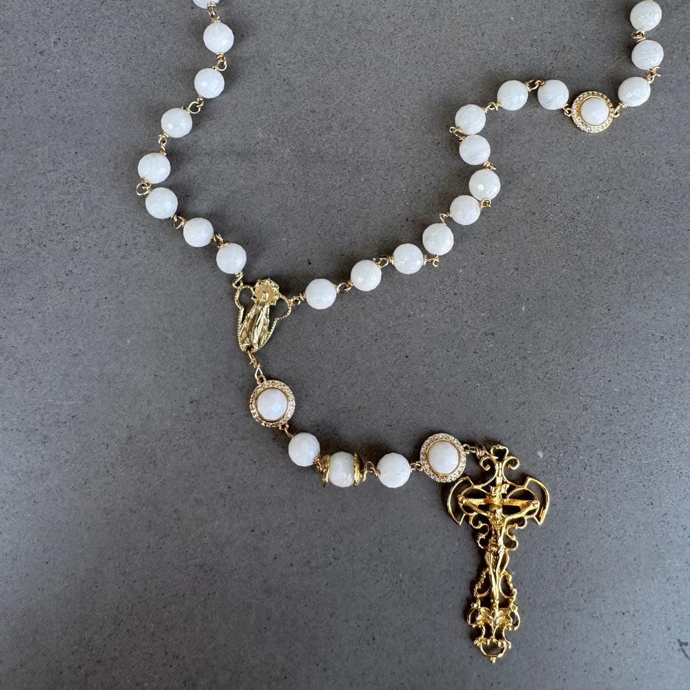 Bride of Grace Moonstone Rosary