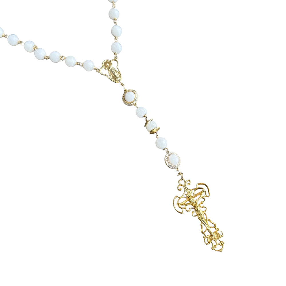 Bride of Grace Moonstone Rosary