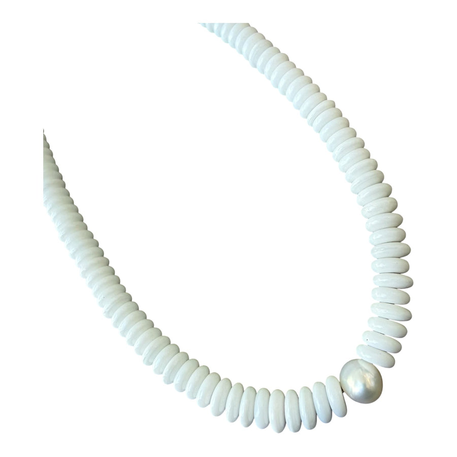 Patrick Beaded Necklace with Pearl Adornments
