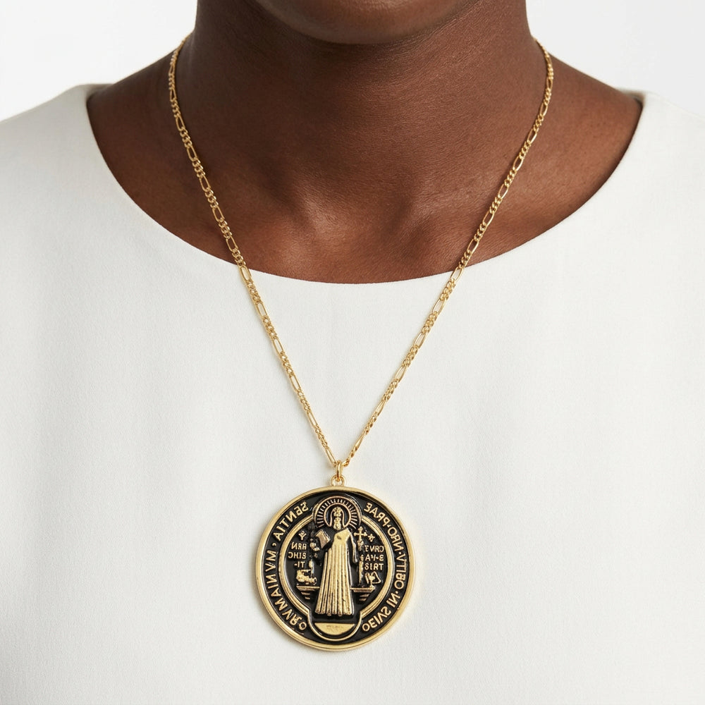 St. Benedict Medallion Necklace I